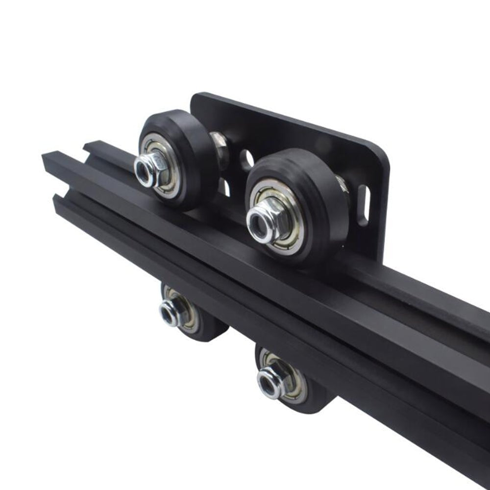 2020 Hotend Schlitten Alu Profile Open Rail inkl. 4 Rollen & Exzentermutter - Printbay Oberberg