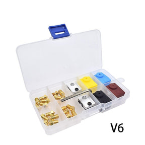 3D Printer Zubehör Set V6 Nozzles and Heating Block Silicone Sleeve Kit Set - Printbay Oberberg