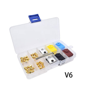3D Printer Zubehör Set V6 Nozzles and Heating Block Silicone Sleeve Kit Set - Printbay Oberberg
