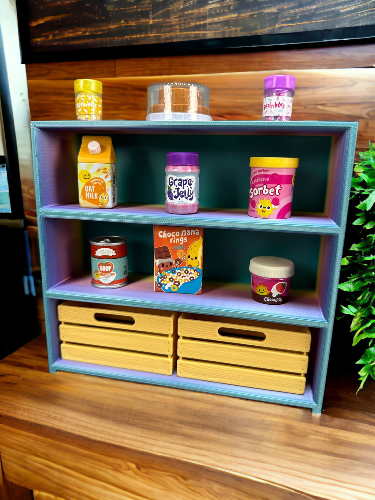 Mittleres Vorratsregal passend für Miniverse in verschiedenen Farben