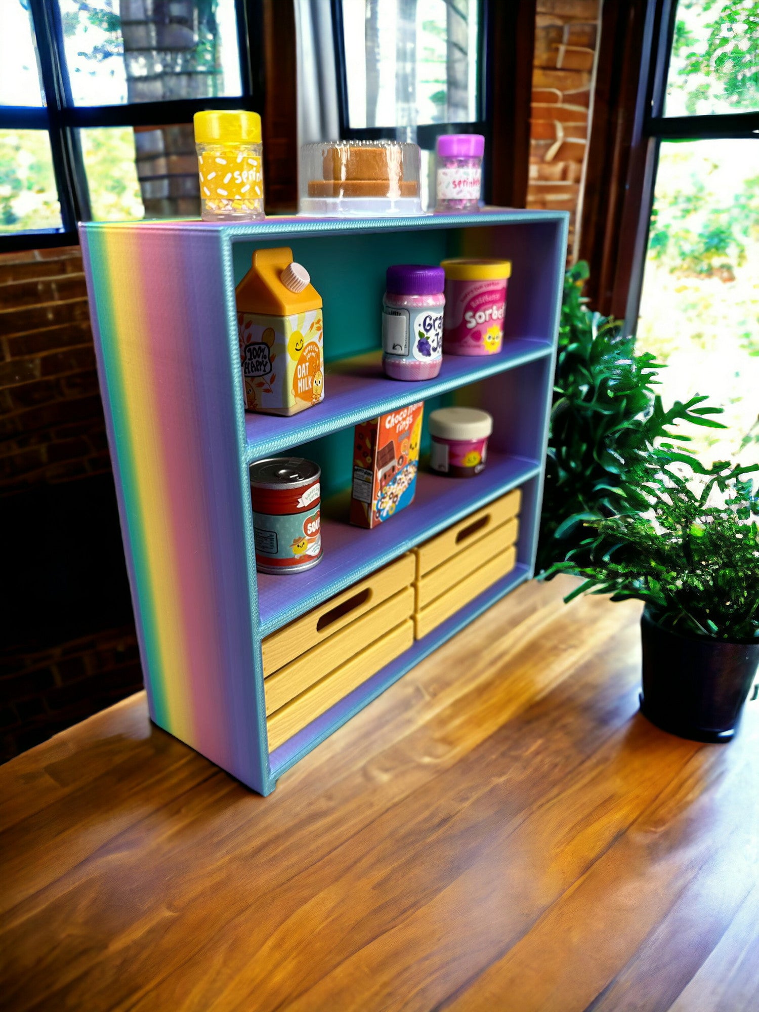 Mittleres Vorratsregal passend für Miniverse in verschiedenen Farben