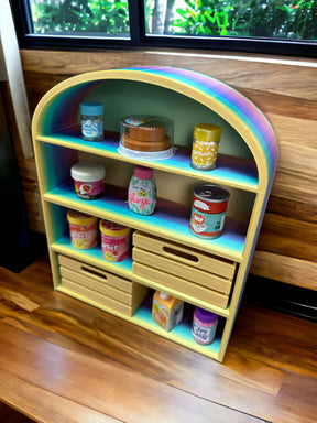 Großes Vorratsregal passend für Miniverse in verschiedenen Farben