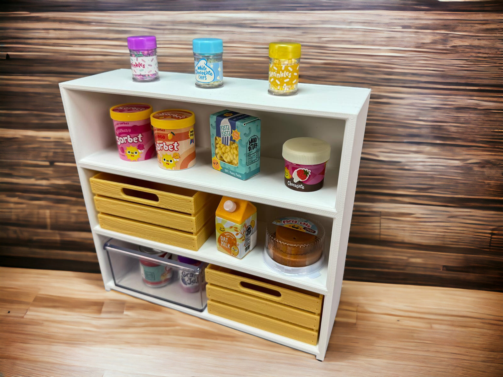 Mittleres Vorratsregal passend für Miniverse in verschiedenen Farben