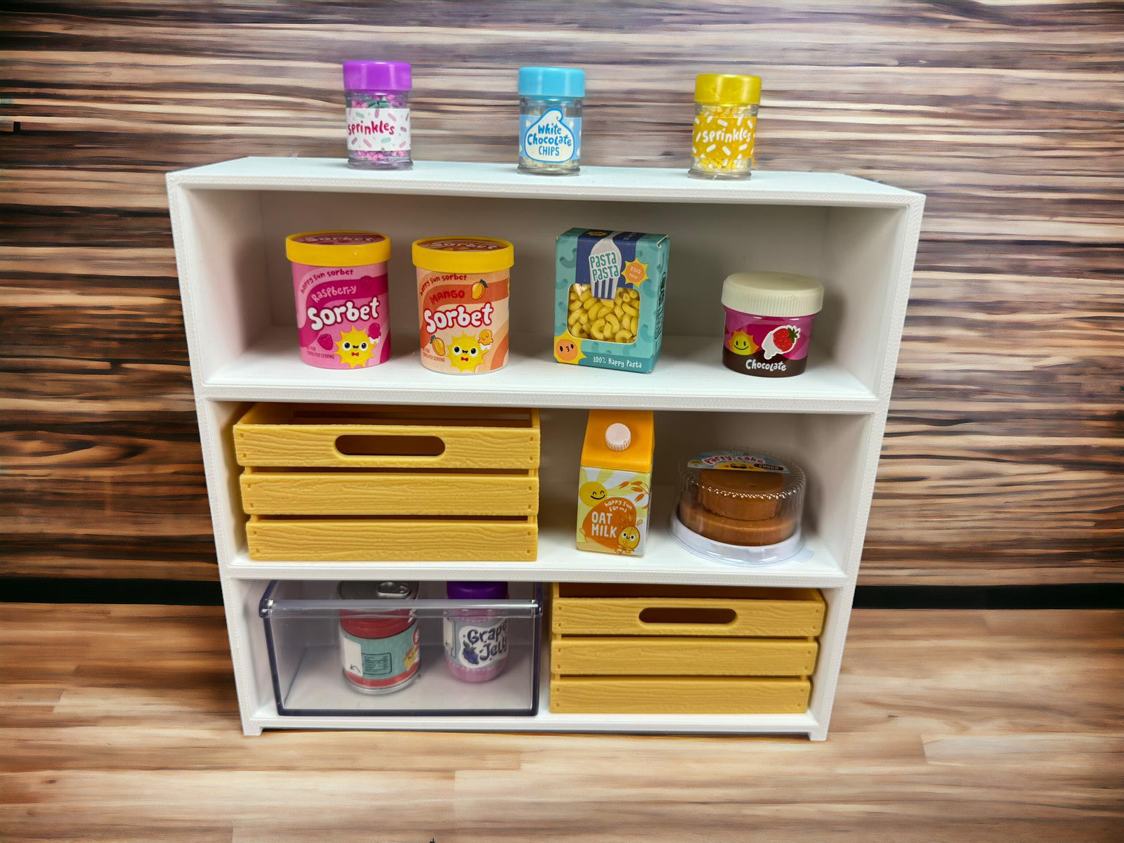 Mittleres Vorratsregal passend für Miniverse in verschiedenen Farben