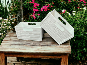 Kisten in Holzoptik passend für Miniverse / Minibrands in verschiedenen Farben