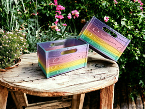 Kisten in Holzoptik passend für Miniverse / Minibrands in verschiedenen Farben