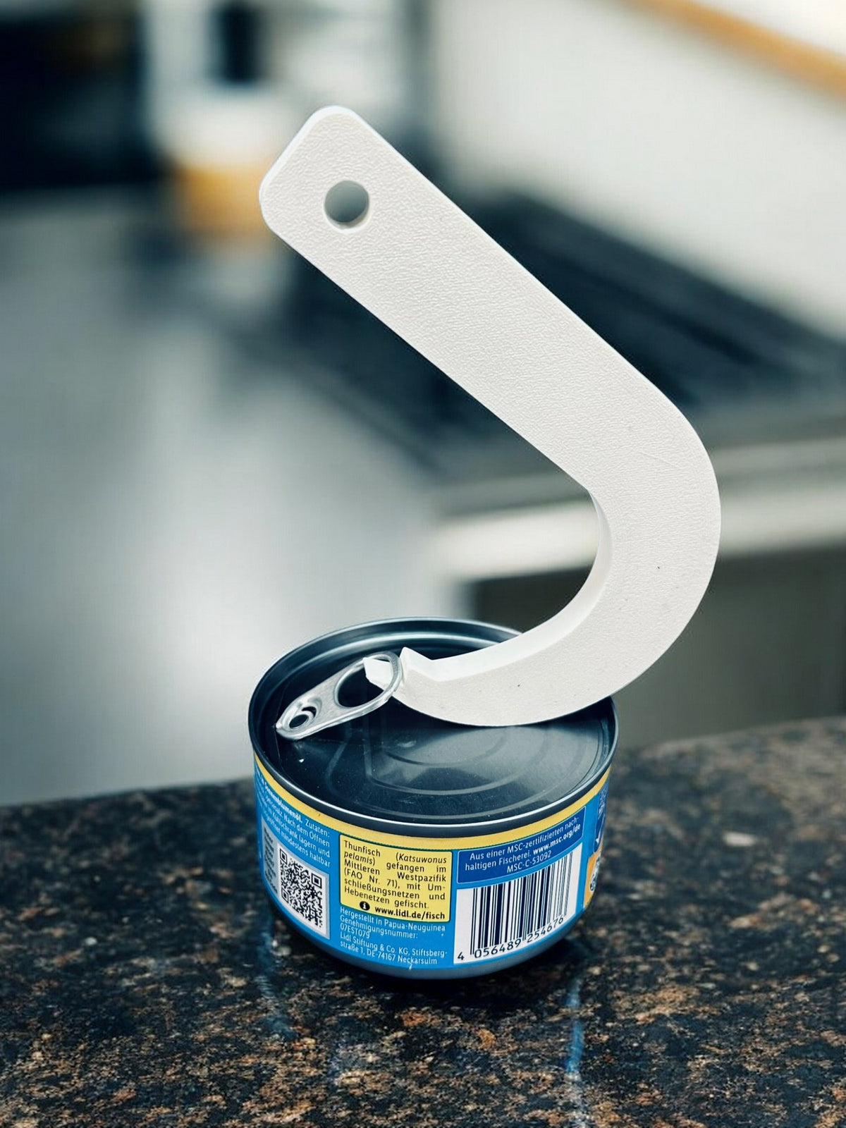 Zugring-Dosenöffner  Müheloses Öffnen von Konservendosen garantiert! Küchenhelfer/ Konserven