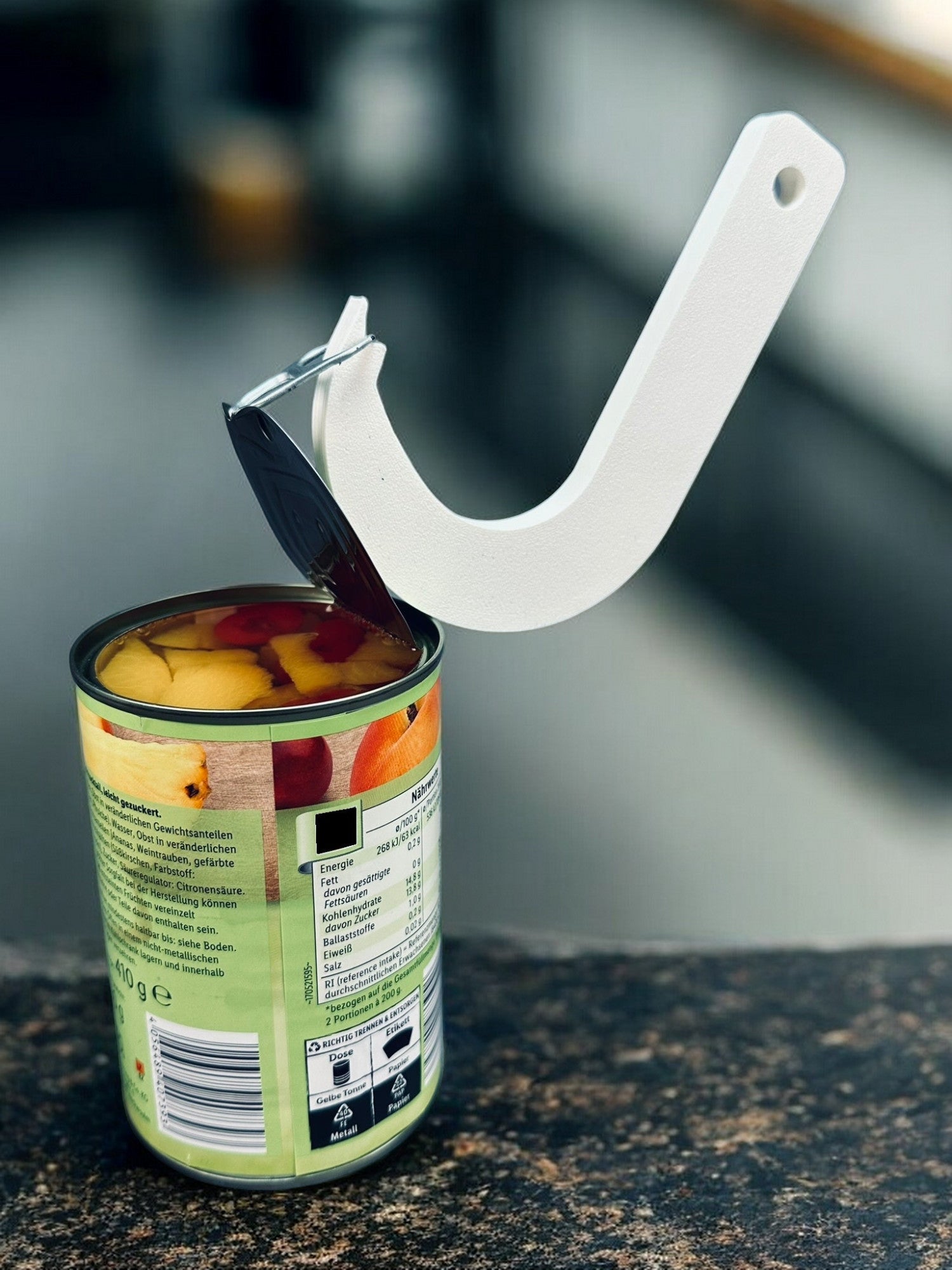 Zugring-Dosenöffner  Müheloses Öffnen von Konservendosen garantiert! Küchenhelfer/ Konserven