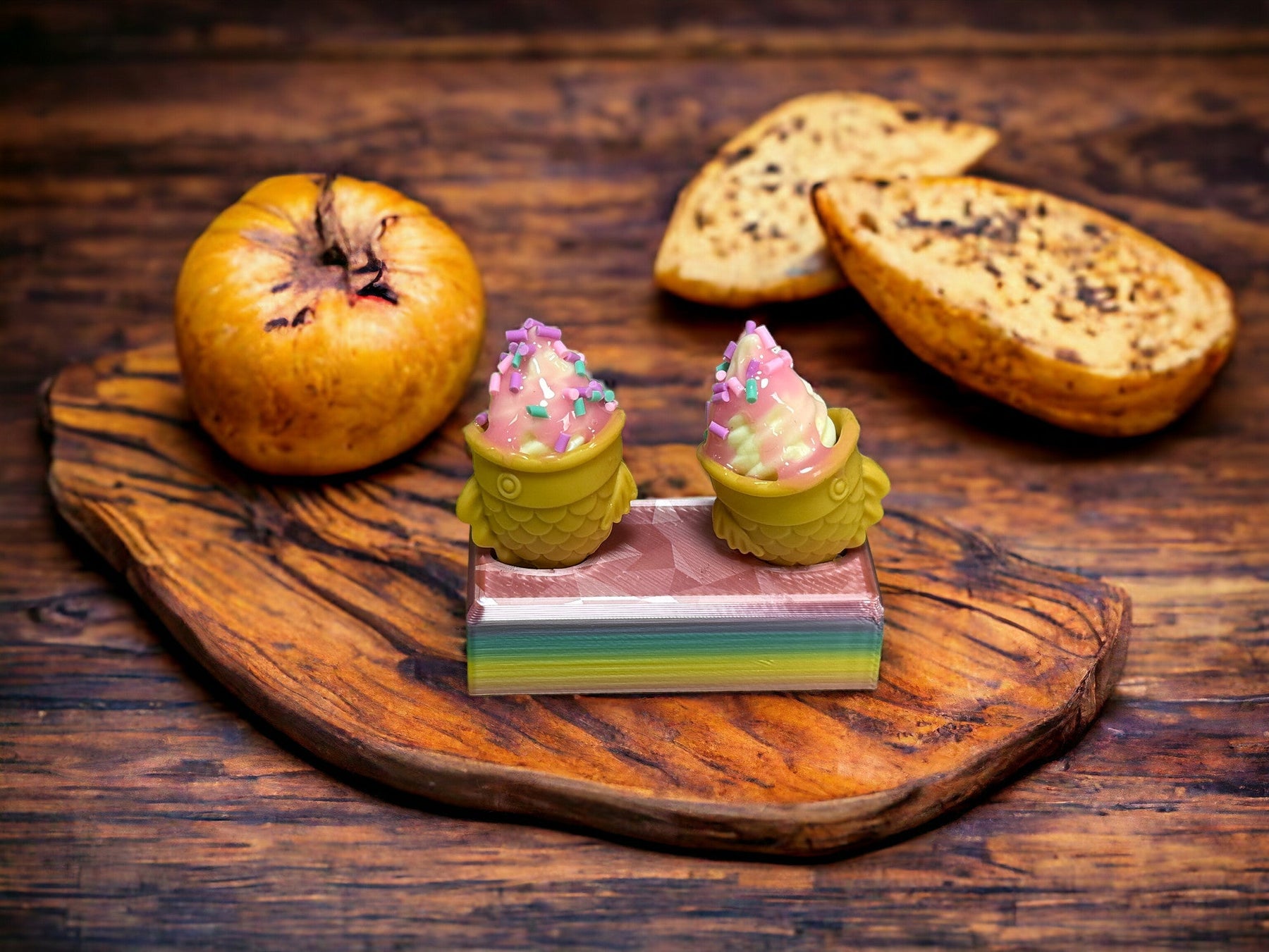 Ständer / Halter für Eisfischtüten (oval) passend für Miniverse / Mini Brands in verschiedene n Farben und Formen