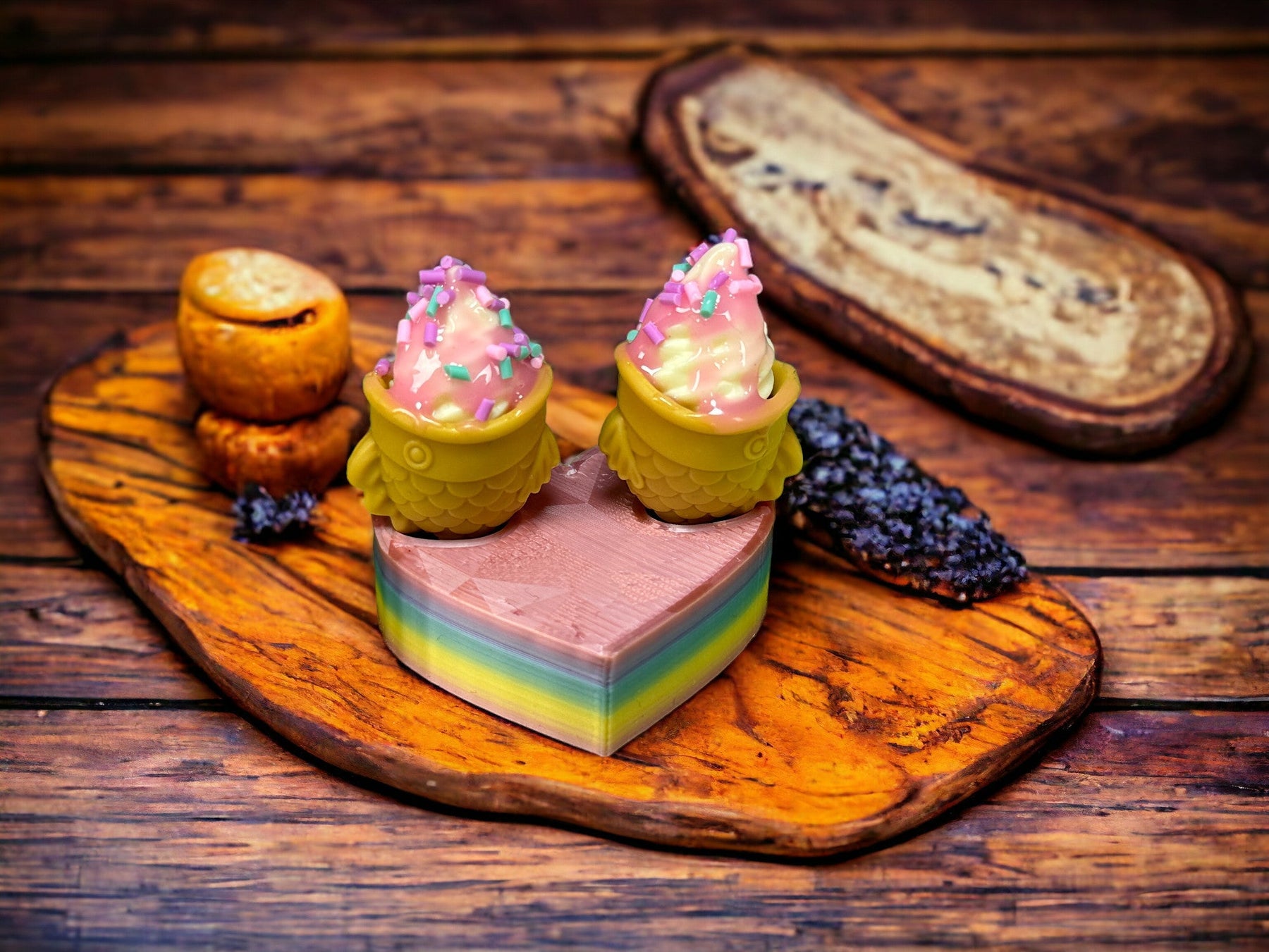 Ständer / Halter für Eisfischtüten (oval) passend für Miniverse / Mini Brands in verschiedene n Farben und Formen