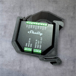 Shelly Plus Add-on für eine 35 mm DIN Hutschiene