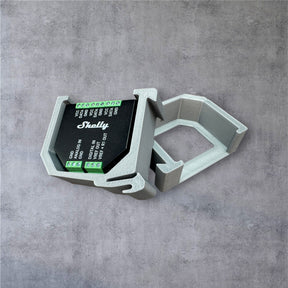 Shelly Plus Add-on für eine 35 mm DIN Hutschiene