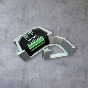 Shelly Plus Add-on für eine 35 mm DIN Hutschiene