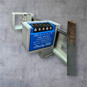 Shelly 1 Mini Gen3 DIN Rail Hutschienenhalter für eine 35 mm DIN Hutschiene