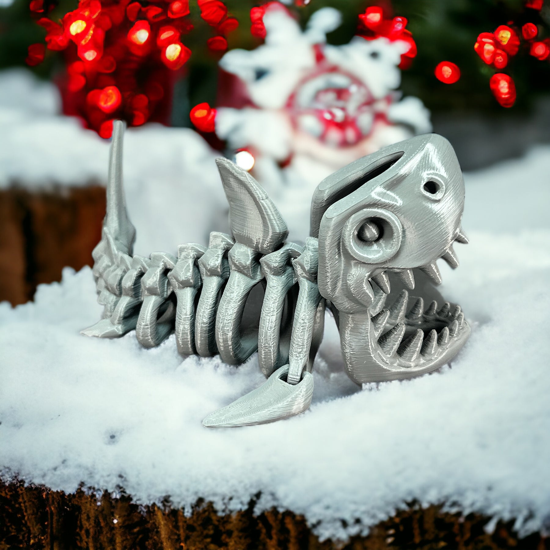 Flexibler Knochen Hai - Natürliches Spielzeug aus nachhaltigem 3D-Druck