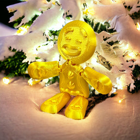 Flexibler Lebkuchen man - Natürliches Spielzeug aus nachhaltigem 3D-Druck