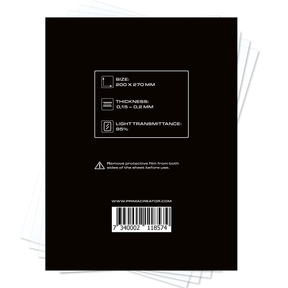 NFEP Film Sheets For 3d Printers - 200 X 270 Mm - 2-Pack