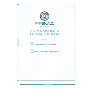 NFEP Film Sheets For 3d Printers - 200 X 270 Mm - 2-Pack