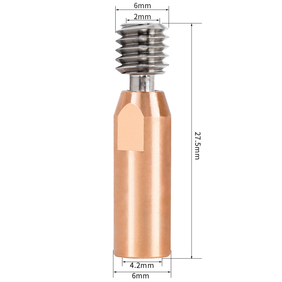 Titanium Alloy All Metal Heat Break - Kehle -  Throat for Ender 3 CR-10 Hotend