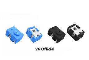 Silikon Socke Isolierung Hotend / Heizblock z.B. passend für MK10, V6, MK8, Volcano - 3D Drucker
