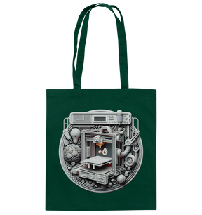 Praktische Tasche mit dem Design „3D Print“ – Der perfekte Begleiter für 3D-Druck-Enthusiasten - Baumwolltasche