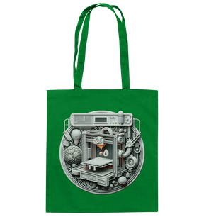 Praktische Tasche mit dem Design „3D Print“ – Der perfekte Begleiter für 3D-Druck-Enthusiasten - Baumwolltasche