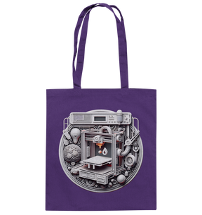 Praktische Tasche mit dem Design „3D Print“ – Der perfekte Begleiter für 3D-Druck-Enthusiasten - Baumwolltasche