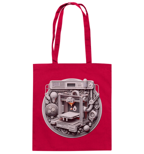 Praktische Tasche mit dem Design „3D Print“ – Der perfekte Begleiter für 3D-Druck-Enthusiasten - Baumwolltasche