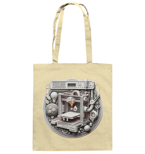 Praktische Tasche mit dem Design „3D Print“ – Der perfekte Begleiter für 3D-Druck-Enthusiasten - Baumwolltasche