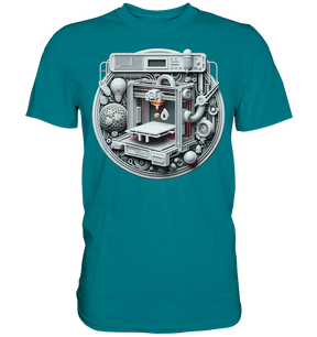 Premium T-Shirts mit dem Design „3D Print“ – Ein Must-Have für 3D-Druck-Enthusiasten - Premium Shirt