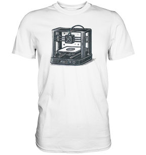 T-SHIRTS MIT DEM DESIGN „3D Printer“ IN VIELEN FARBEN UND GRÖSSEN - PREMIUM SHIRT - Premium Shirt
