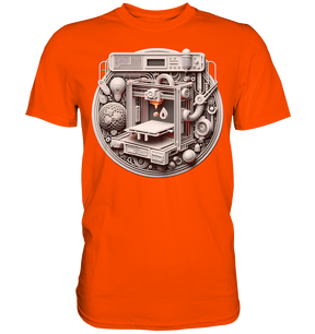 Premium T-Shirts mit dem Design „3D Print“ – Ein Must-Have für 3D-Druck-Enthusiasten - Premium Shirt