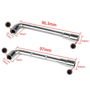 Nozzle Schlüssel Werkzeug Set 6-7 mm 3d Drucker Düsenschlüssel L-förmig MK8-E3D Set